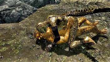 Private sex of two argonians